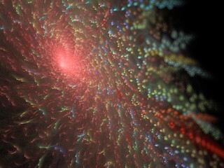 Imaginatory fractal background Image