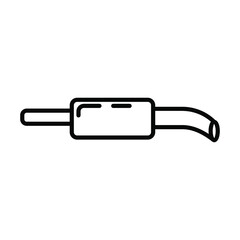 muffler icon . muffler illustration for website. Perfect use for web, pattern, design, icon, ui, ux, etc.