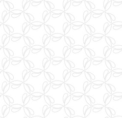 Seamless ornament. Modern light background. Geometric modern pattern