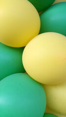 Air balloons. Background from balloons