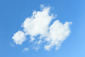 Fototapeta premium Beautiful white clouds in the blue sky