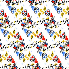 seamless pattern with butterflies