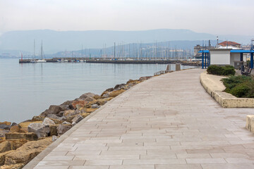 Obraz premium Walk Path Coast Italy