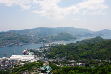 Obraz premium 稲佐山からの長崎市街
