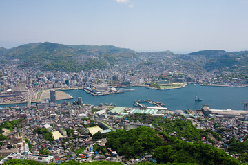 Obraz premium 稲佐山からの長崎市街