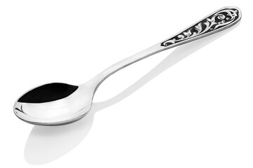 spoon on white background