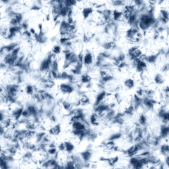 Tie dye shibori seamless pattern. Watercolour abstract texture.