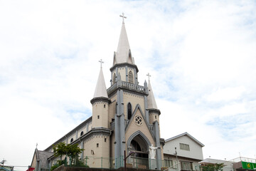 Fototapeta na wymiar 三浦町カトリック教会