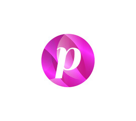 P Alphabet Modern Logo Design Concept