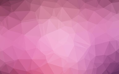 Light Pink vector abstract mosaic backdrop.
