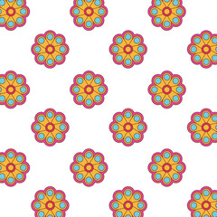 colors chinese flowers pattern background