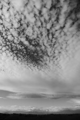 nuvole in bianco e nero