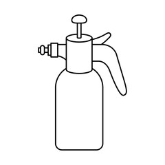 spray bottle line style icon
