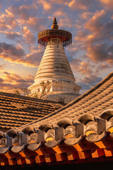 The White Tower Temple in Beijing, China