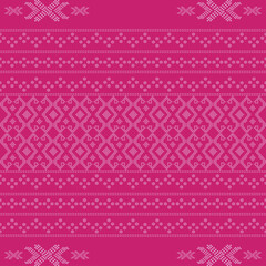 Seamless geometric background motif ulos batak. seamless traditional textile bandhani sari border. creative seamless indiant bandhani textures border design