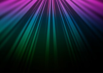 Dark Multicolor, Rainbow vector background with straight lines.