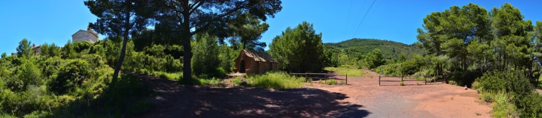 Parque natural del Desierto de las palmas en Castellon de la plana