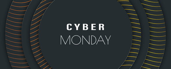 Cyber Monday sale poster,banner.