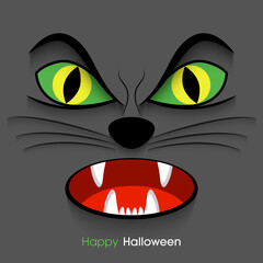 Illustration of poster,banner or invitation of Halloween party.