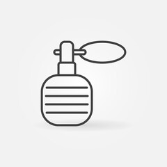 Hand Grenade vector thin line concept icon or design element