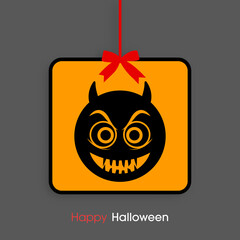 Illustration of poster,banner or invitation of Halloween party.