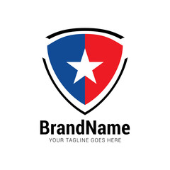 save shield protection technology secure logo icon vector template.