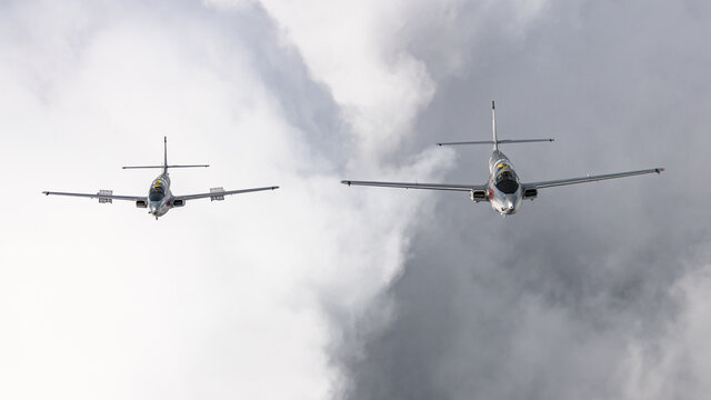 PZL TS-11 Iskra nad Piotrk&oacute;w Trybunalski i Zalew Sulojowski w sejsi Air To Air