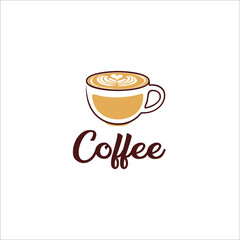 Coffee logo design icon vector