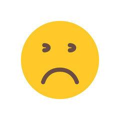 Fototapeta premium bad face emoticon