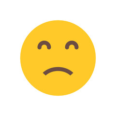 Fototapeta premium bad face emoticon