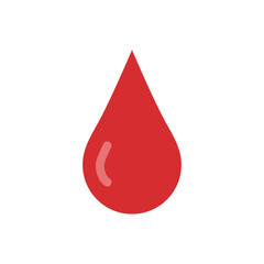 Fototapeta premium Blood Icon Color Design Vector Template Illustration