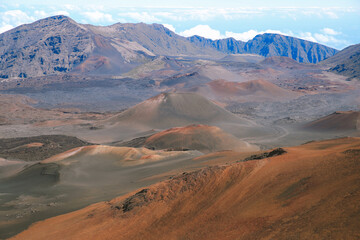 Fototapeta na wymiar Haleakala National Park, Upcountry Maui, Hawaii