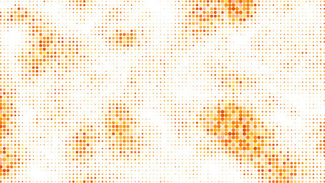 Colored dot array background isolated. Sea wave camouflage from stains. Abstract vector layer for presentation.