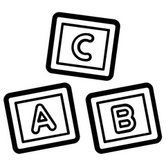 Alphabetic Blocks 