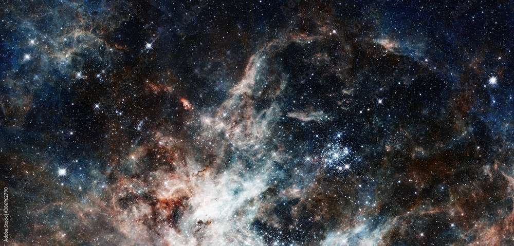 Wall mural nebula an interstellar cloud of star dust. elements of this image furnished by nasa