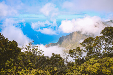 Na Pali Coast State Wilderness Park, Kalalau Valley, Kauai, Hawaii
