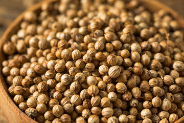 Raw Organic Coriander Seeds
