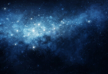 Fototapeta premium Magic sky. Night background with beautiful stars.