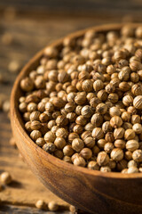 Raw Organic Coriander Seeds