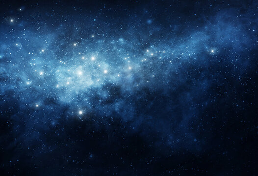 Magic sky. Night background with beautiful stars.