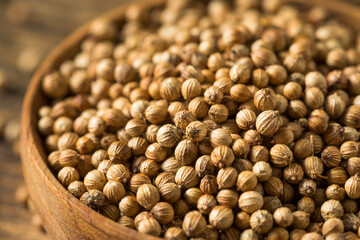 Raw Organic Coriander Seeds