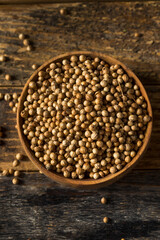 Raw Organic Coriander Seeds