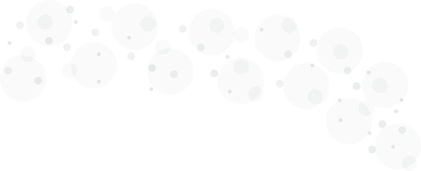 Gray vector background with a pattern of circles with different diameters. Textured template for a web splash in a modern style.