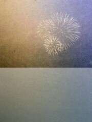 gradient background with firework on the sky