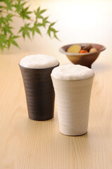 ビール陶器グラス