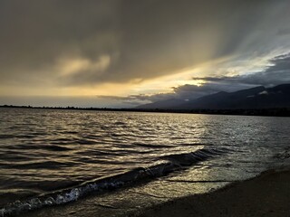 Obraz premium sunset on the beach
