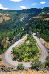 Rowena Crest Viewpoint, Oregon, USA