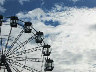 ferris wheel on a sky