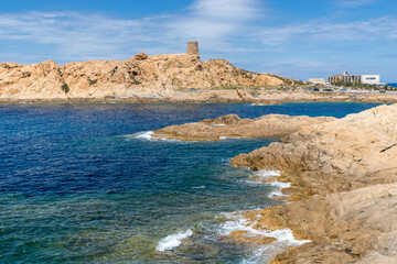 Ile de la Pietra bei  L’Île-Rousse auf Korsika