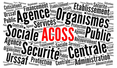 ACOSS nuage de mots